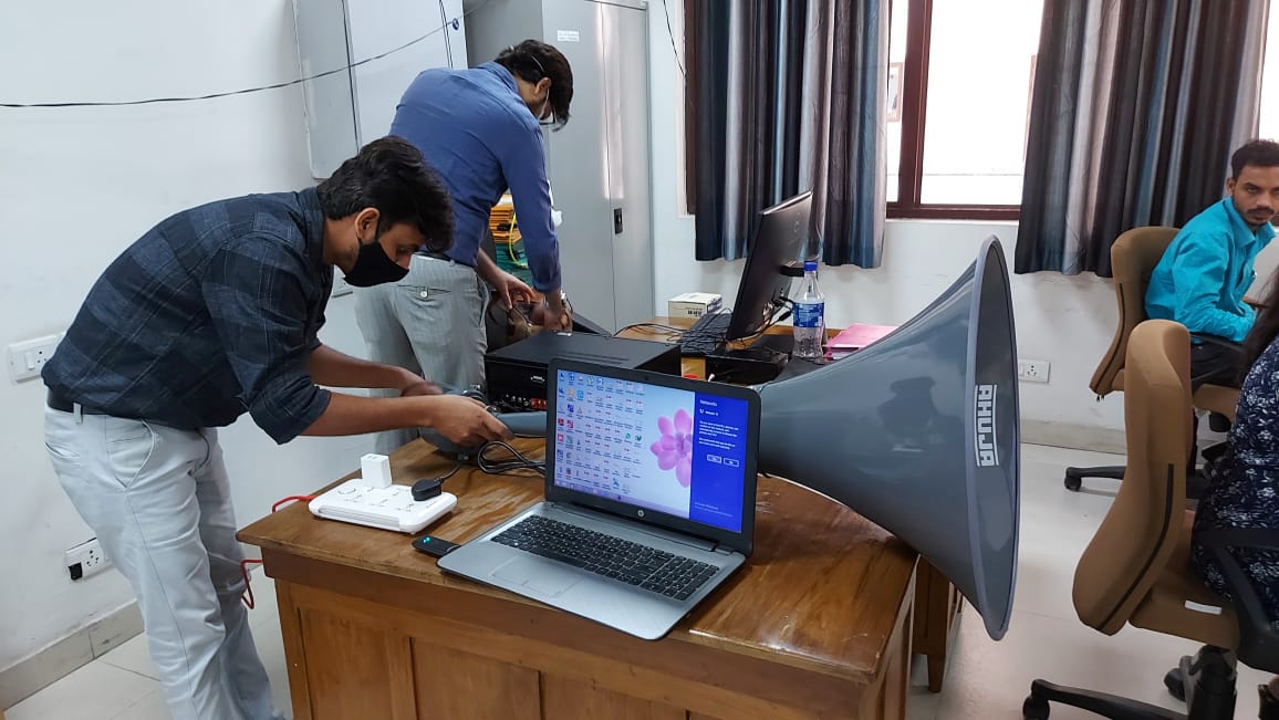 Vajranaad siren hardware connected during DMD testing